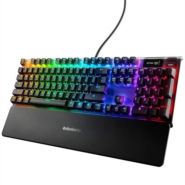 Gaming Keyboard SteelSeries Apex Pro Mechanical RGB Backlit (64626) _919KT
